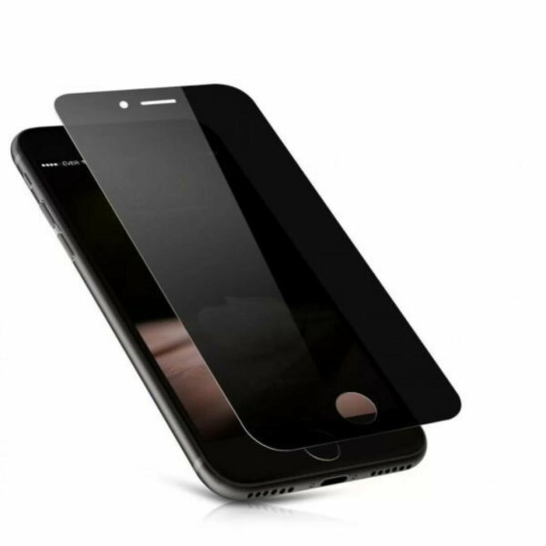 Full Cover Privacy Glass Screen Protector για Iphone 7 / 8 Plus - Μαύρο