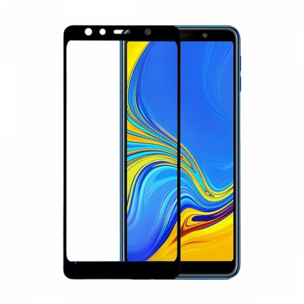 5D Full Cover Προστασία Οθόνης Tempered Glass 9H για Samsung Galaxy A7 2018 (A750) – Μαύρο