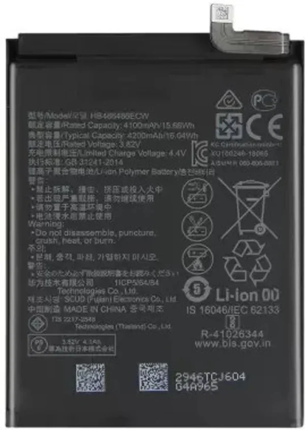 ΟΕΜ Μπαταρία για Huawei HB486486ECW Mate 20 Pro – 4100mAh (Bulk) - Image 1