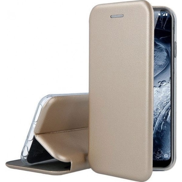 OEM Θήκη Βιβλίο Smart Magnet Elegance για Samsung Galaxy A41 A415F Χρώμα: Χρυσό