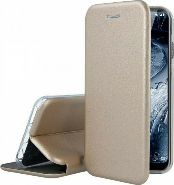OEM Θήκη Βιβλίο Smart Magnet Elegance για Samsung A42 5G – Χρώμα: Χρυσό