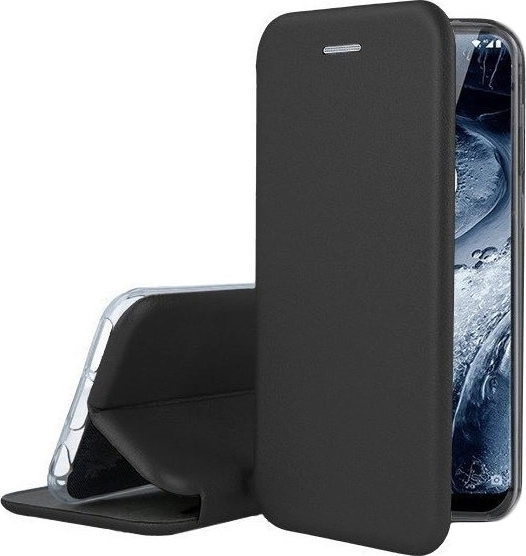 OEM Θήκη Βιβλίο Smart Magnet Elegance για Samsung Galaxy J6 2018 J600F Χρώμα: Μαύρο
