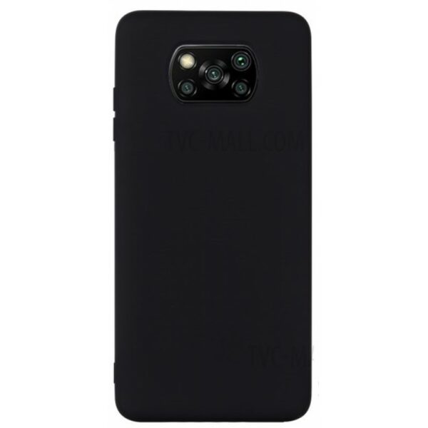 Θήκη Σιλικόνης Soft Back Cover Για Xiaomi Poco X3 - Μαύρο