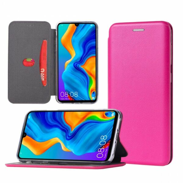 OEM Θήκη Βιβλίο Smart Magnet Elegance Για Huawei P Smart (2020) Χρώμα: Ρόζ
