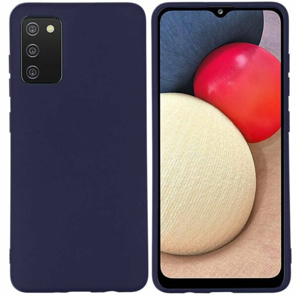 Θήκη Σιλικόνης για Samsung Galaxy A02S – Μπλέ