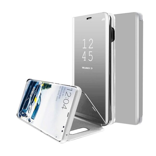 Θήκη Clear View Stand | Samsung S8 plus Ασημί