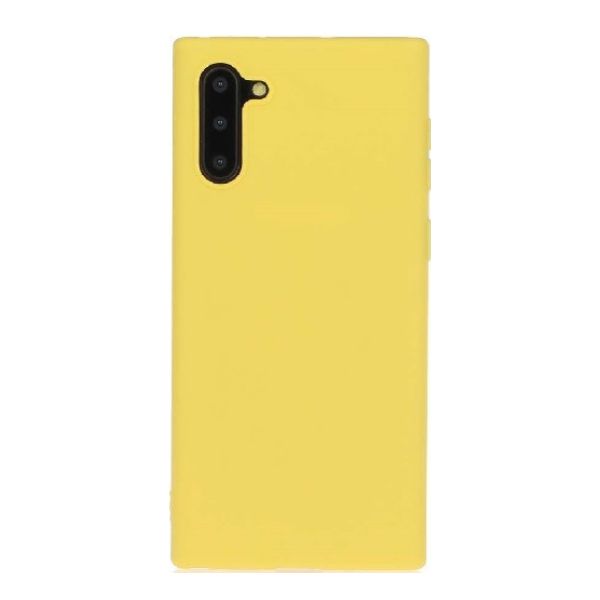 Θήκη Σιλικόνης Soft TPU Back Cover | Samsung Note 10 Κίτρινο