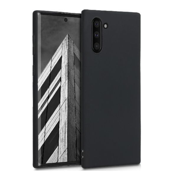 Θήκη Σιλικόνης Soft TPU Back Cover | Samsung Note 10 Μαύρο