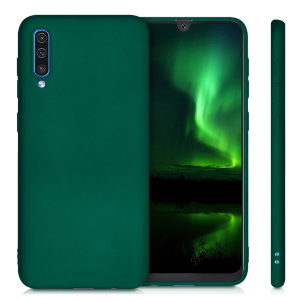Θήκη Σιλικόνης Soft TPU Back Cover | Samsung A50 Πράσινο Σκούρο