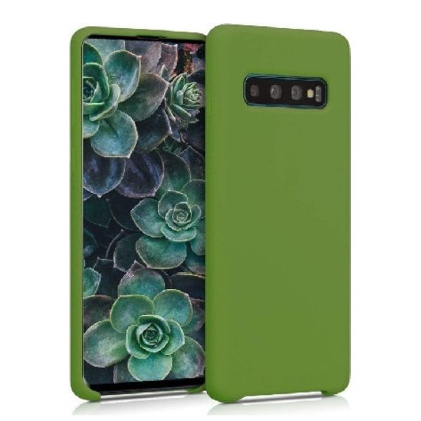 Θήκη Σιλικόνης Soft TPU Back Cover | Samsung S10 Πράσινο Σκούρο