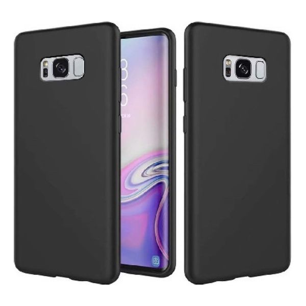 Θήκη Σιλικόνης Soft TPU Back Cover | Samsung S8 Plus Μαύρο