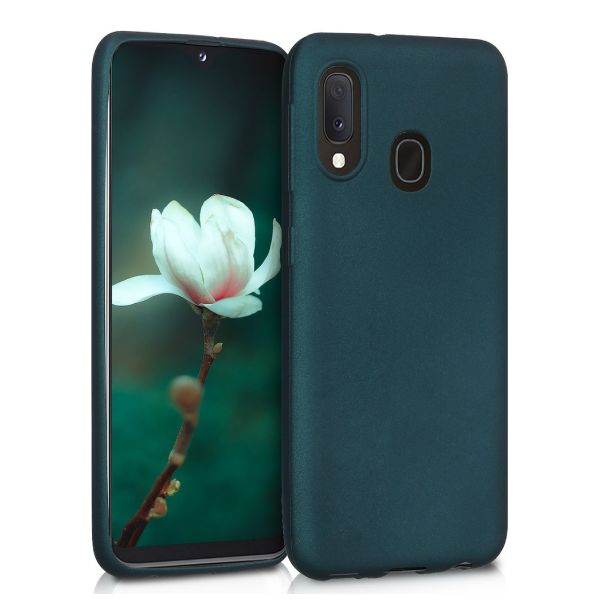 Θήκη Σιλικόνης Soft TPU Back Cover Samsung Galaxy A20 A205F/A30 A305F Χρώμα: Πράσινο Σκούρο