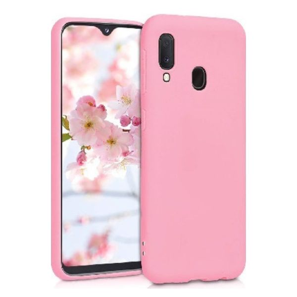 Θήκη Σιλικόνης Soft TPU Back Cover Samsung Galaxy A20 A205F/A30 A305F Χρώμα: Ρόζ