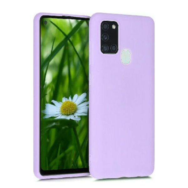 OEM Θήκη Σιλικόνης Soft TPU Back Cover | Samsung A21s Μώβ