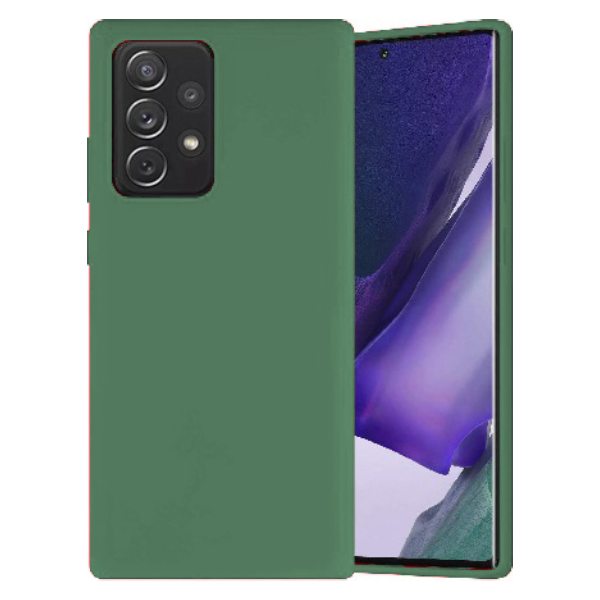 OEM Θήκη Σιλικόνης Soft TPU Back Cover | Samsung A72 Πράσινο Σκούρο