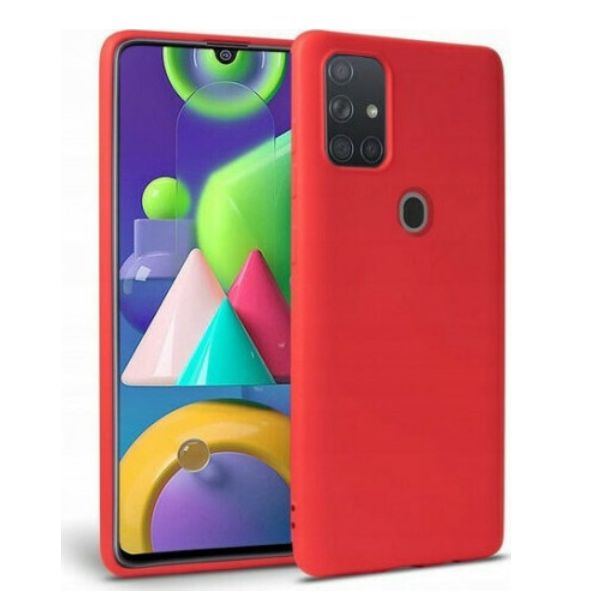 OEM Θήκη Σιλικόνης Soft TPU Back Cover | Samsung A21s Κόκκινο