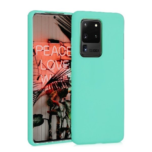 Θήκη Σιλικόνης Soft TPU Back Cover | Samsung S20 Ultra Τιρκουάζ