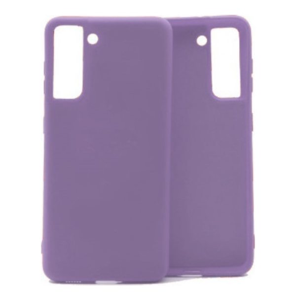 OEM Θήκη Σιλικόνης Soft TPU Back Cover | Samsung S21 Ultra Μώβ
