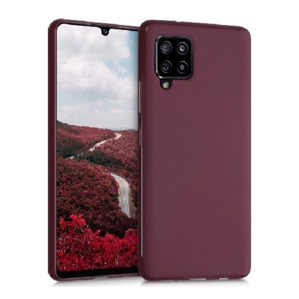 Θήκη Σιλικόνης Soft TPU Back Cover | Samsung A42 Μπορντό