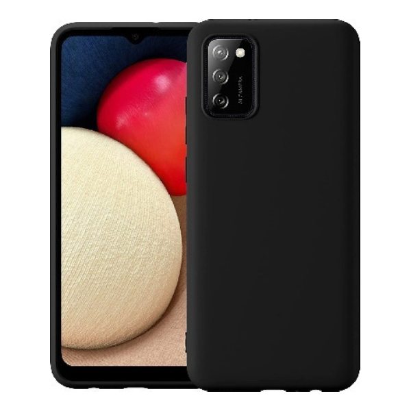 OEM Θήκη Σιλικόνης Soft TPU Back Cover | Samsung A02S/M02S/F02S Μαύρο