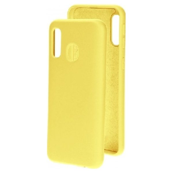 Θήκη Σιλικόνης Soft TPU Back Cover | Samsung A20E Κίτρινο