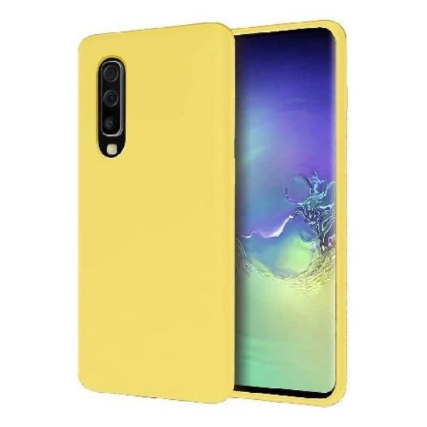 Θήκη Σιλικόνης Soft TPU Back Cover | Samsung A70 Κίτρινο