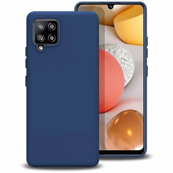 Θήκη Σιλικόνης για Samsung Galaxy A22 4G – Mπλέ