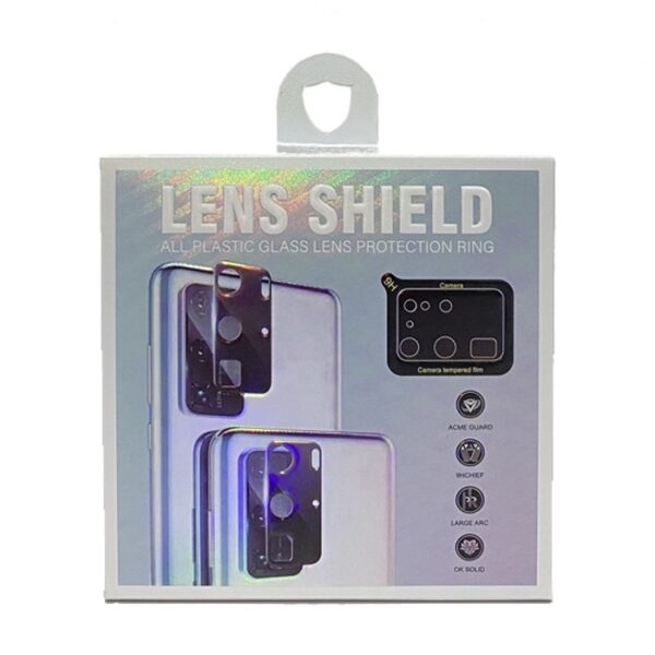 Lens Shield Camera Glass for Xiaomi Note 9s/9 Pro- Χρώμα: Μαύρο
