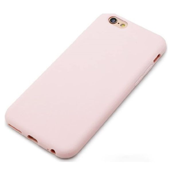 Θήκη Σιλικόνης Soft TPU Back Cover | Iphone 6/6S Ρόζ Απαλό
