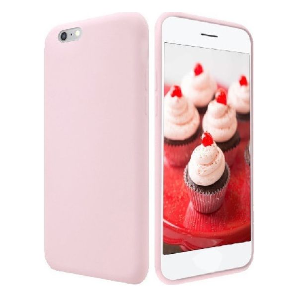 Θήκη Σιλικόνης Soft TPU Back Cover | Iphone 6 Plus /6s Plus Απαλό Ρόζ - Image 1