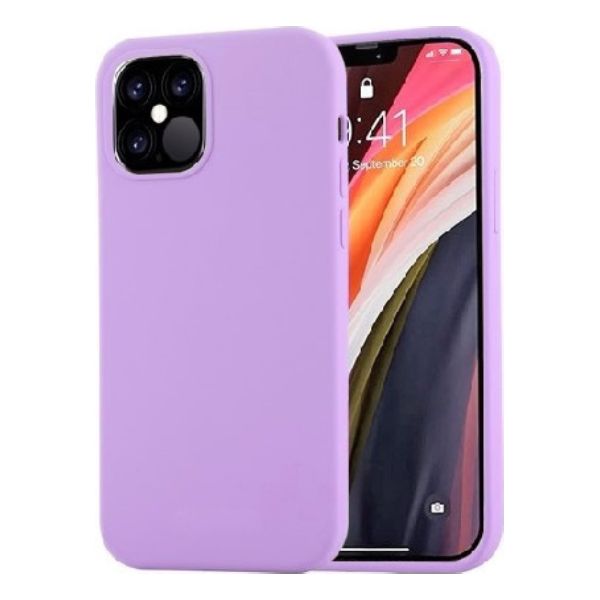OEM Θήκη Σιλικόνης Soft TPU Back Cover | Iphone 12 Pro Max Μώβ