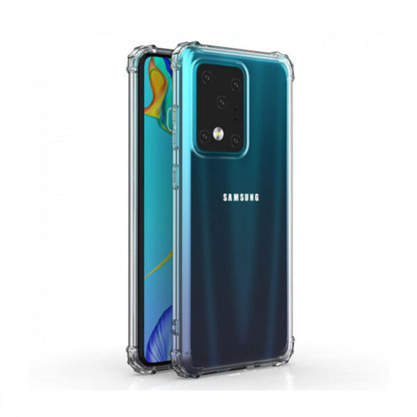 Θήκη Σιλικόνης Antishock | Samsung S20 Ultra Διάφανη