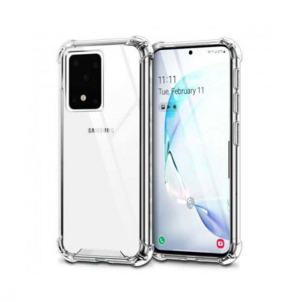 Θήκη Σιλικόνης Antishock | Samsung S20 Ultra Διάφανη