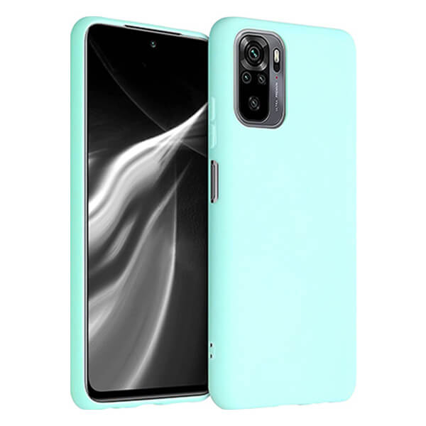 Θήκη Σιλικόνης Soft TPU Back Cover για Xiaomi Redmi Note 10/10S/POCO M5S - Τιρκουάζ