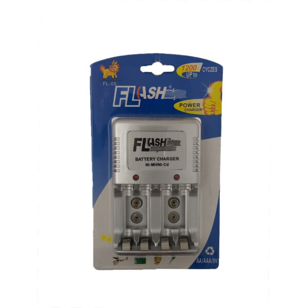 Flash Power Charger FL-05 φορτιστή για επαναφορτιζόμενη μπαταρία AA / AAA / 9V