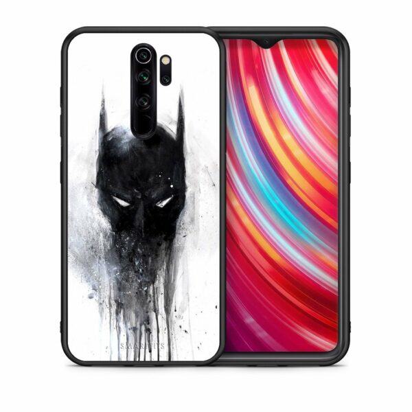 Hero Paint Bat - Xiaomi Redmi Note 8 Pro θήκη+ Δώρο Ring Holder