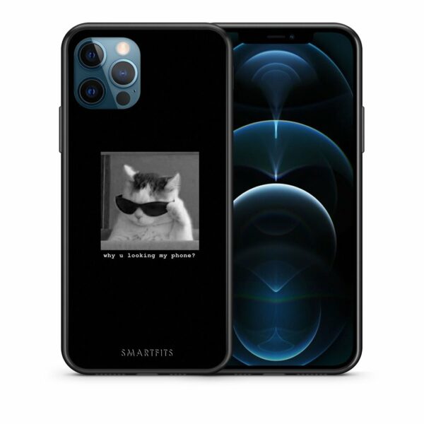 Meme Cat – iPhone 12 Pro Max θήκη + Δώρο Ring Holder