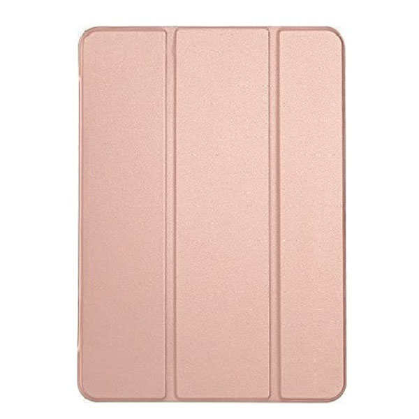 Θήκη Βιβλίο - Σιλικόνη Flip Cover Tri-Fold για Samsung Galaxy Tab A7 Lite T220/T225 - Ρόζ Χρυσό