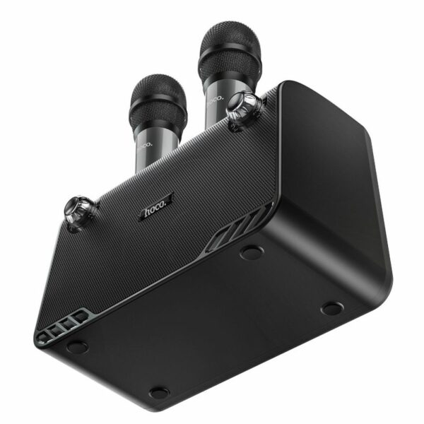 HOCO BS41 Σύστημα Karaoke με Ασύρματα Μικρόφωνα Disco Lamp (black)