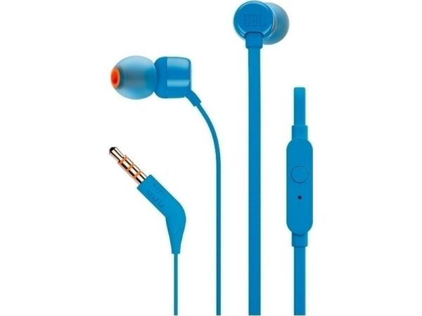 Ακουστικά JBL T110 In-ear Handsfree με Βύσμα 3.5mm – Μπλέ