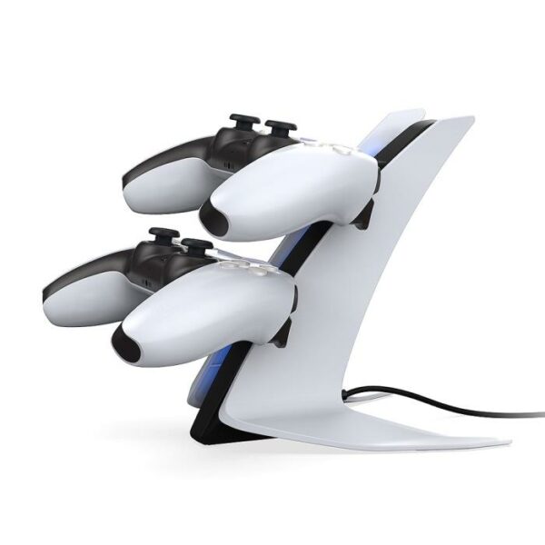 Βάση Φόρτισης Zeroground BESSHO CH-1500G 2 Χειριστηρίων PS5 Χρώματος Λευκό