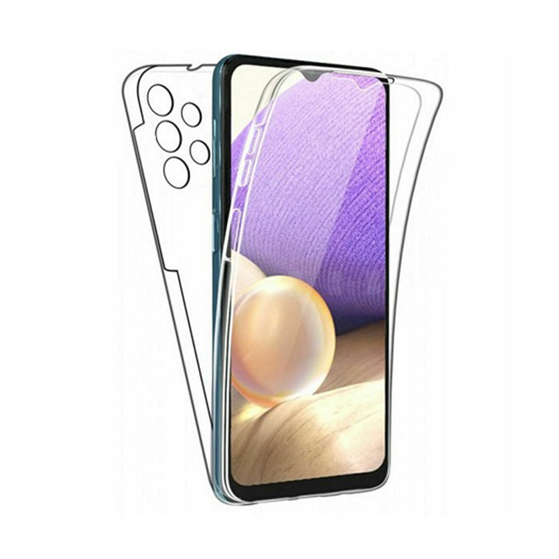 Θήκη Σιλικόνης Μπρος/Πίσω για Samsung Galaxy A13 5G - Διάφανη - Image 1