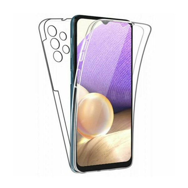 Θήκη Σιλικόνης Μπρος/Πίσω για Samsung Galaxy A73 5G - Διάφανη