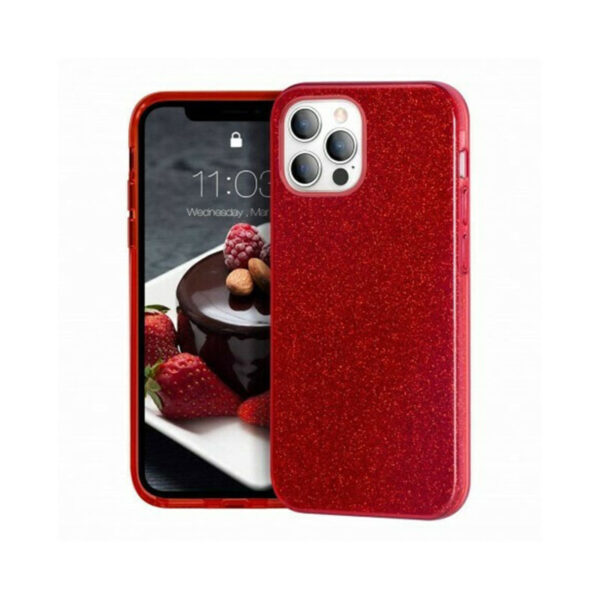 OEM Glitter Case Shining Cover Για Apple Iphone 13 Pro - Κόκκινο
