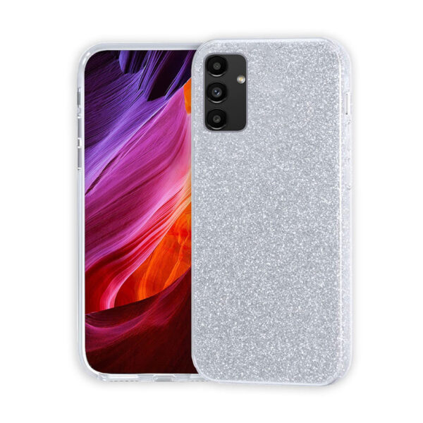 Θήκη Σιλικόνης Caselab Glitter για Samsung Galaxy A04S/A13 5G - Ασημί