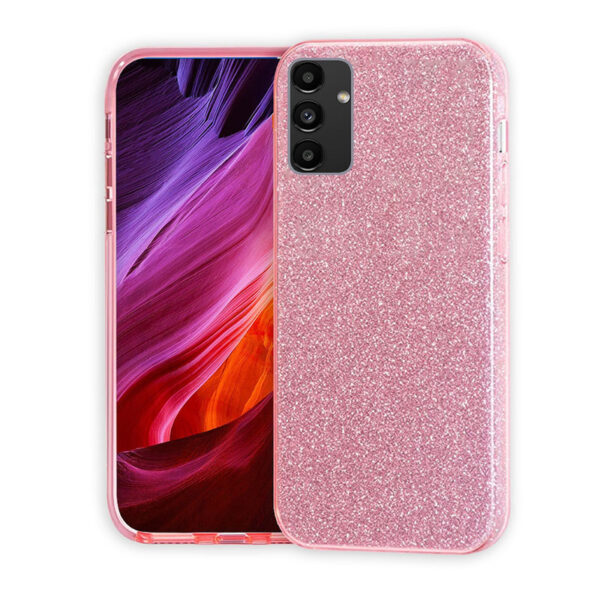 Θήκη Σιλικόνης Caselab Glitter για Samsung Galaxy A13 4G - Ροζ Χρυσό