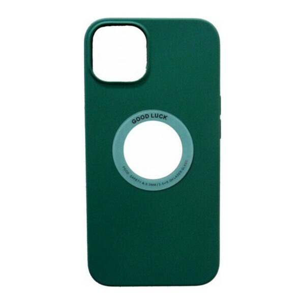 OEM Soft Matt Case Gel TPU Cover 2.0mm Good Luck Για Apple Iphone 13 Pro Max - Πράσινο Box