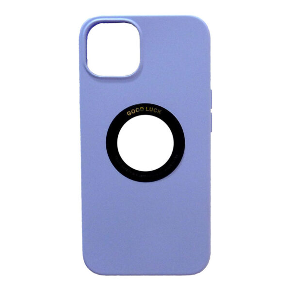 OEM Soft Matt Case Gel TPU Cover 2.0mm Good Luck Για Apple Iphone 13 Pro Max - Μωβ Box