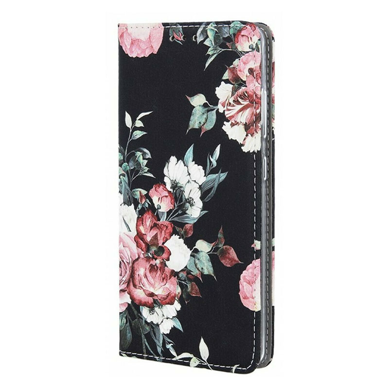 OEM Θήκη Βιβλίο Smart Trendy case Για Apple Iphone 13 Pro - Red Rose Flower - Image 1