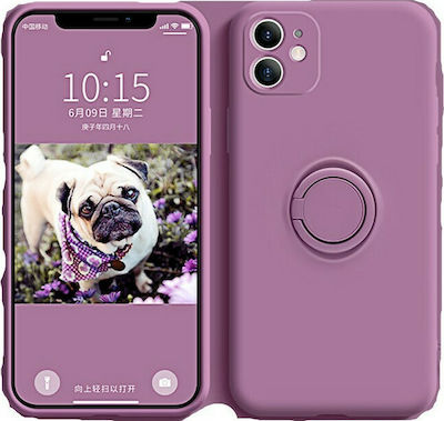 OEM Vennus ΄Θήκη Σιλικόνης Ring Για Apple Iphone 13 Pro Max - Μωβ